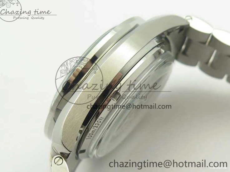 0317 TechFriendly SpeedMaster MoonWatch SS OMF 1:1 Best Edition Black Red Dial On SS Bracelet A9300 V 8092